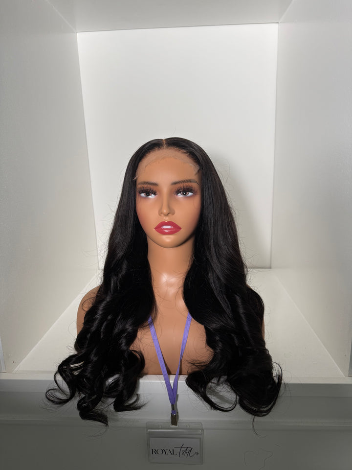 22” HD 5x5 Closure Body Wave Unit (Pre-Bleached + Pre-Plucked)