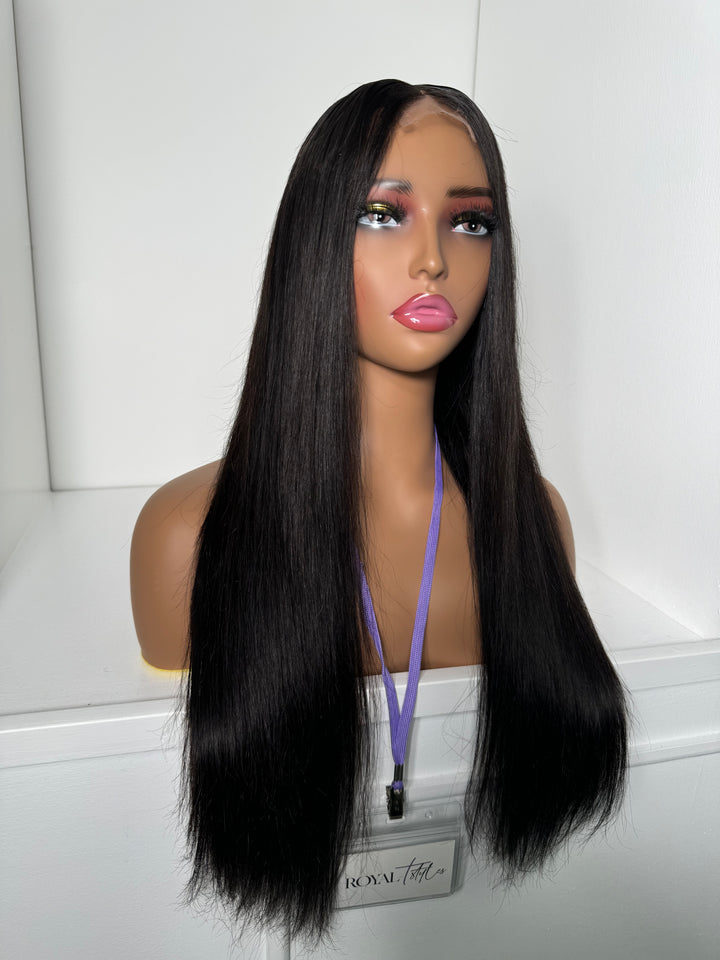 20” HD 2x6 Closure Straight Unit (Pre-bleached + Pre-plucked)