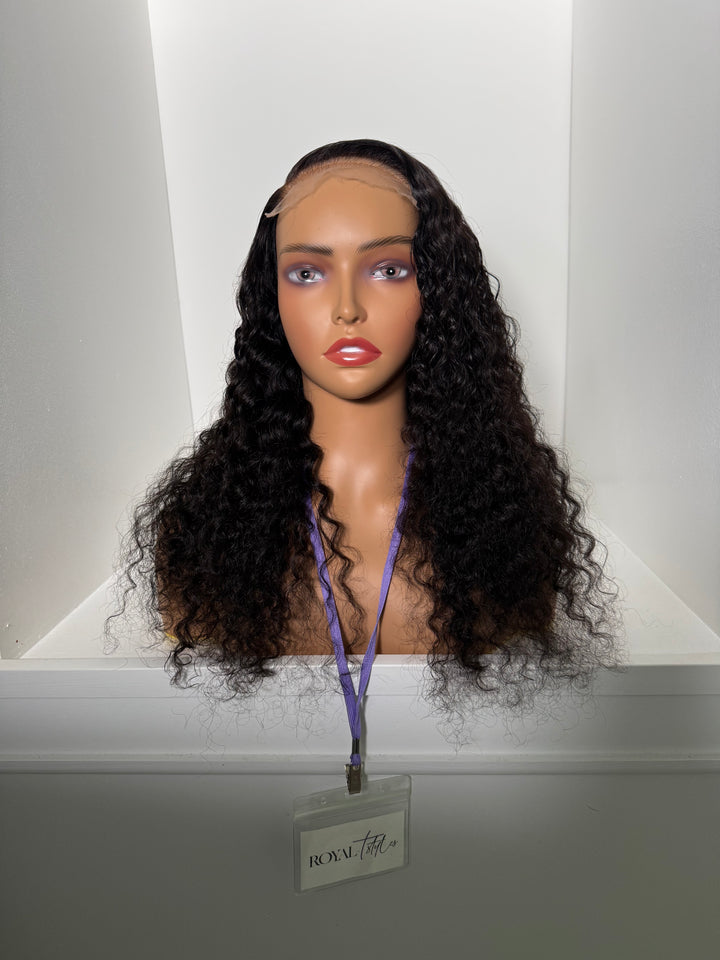 18” HD 5x5 Exotic Curly (Pre-Bleached + Pre-Plucked)