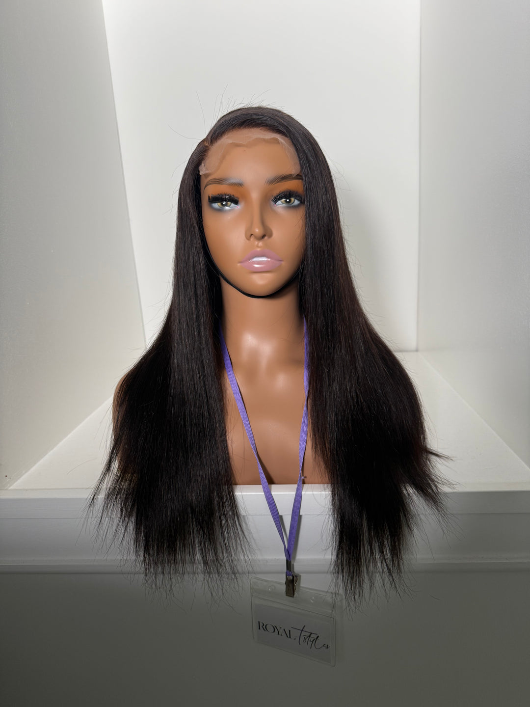 16” HD 5x5 Straight (Pre-Bleached + Pre-Plucked)