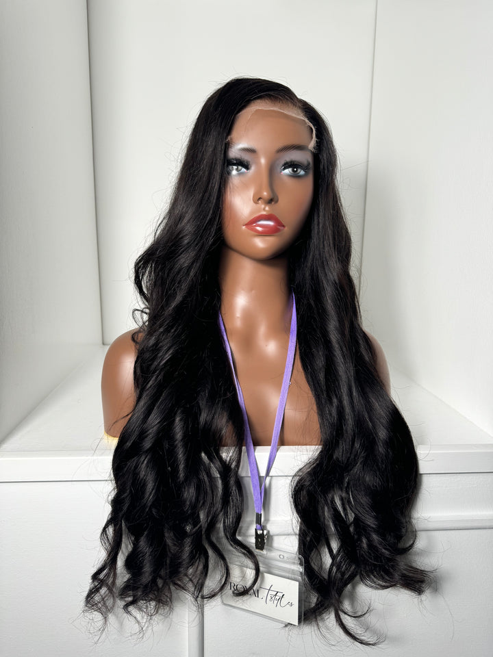 24” HD 5x5 Closure Body Wave Unit (Pre-Bleached + Pre-Plucked)