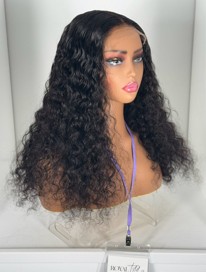 18” HD 5x5 Exotic Curly (Pre-Bleached + Pre-Plucked)