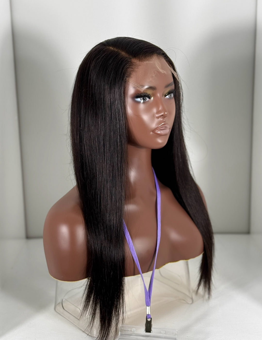 18” HD 5x5 Straight (Pre-Bleached + Pre-Plucked)