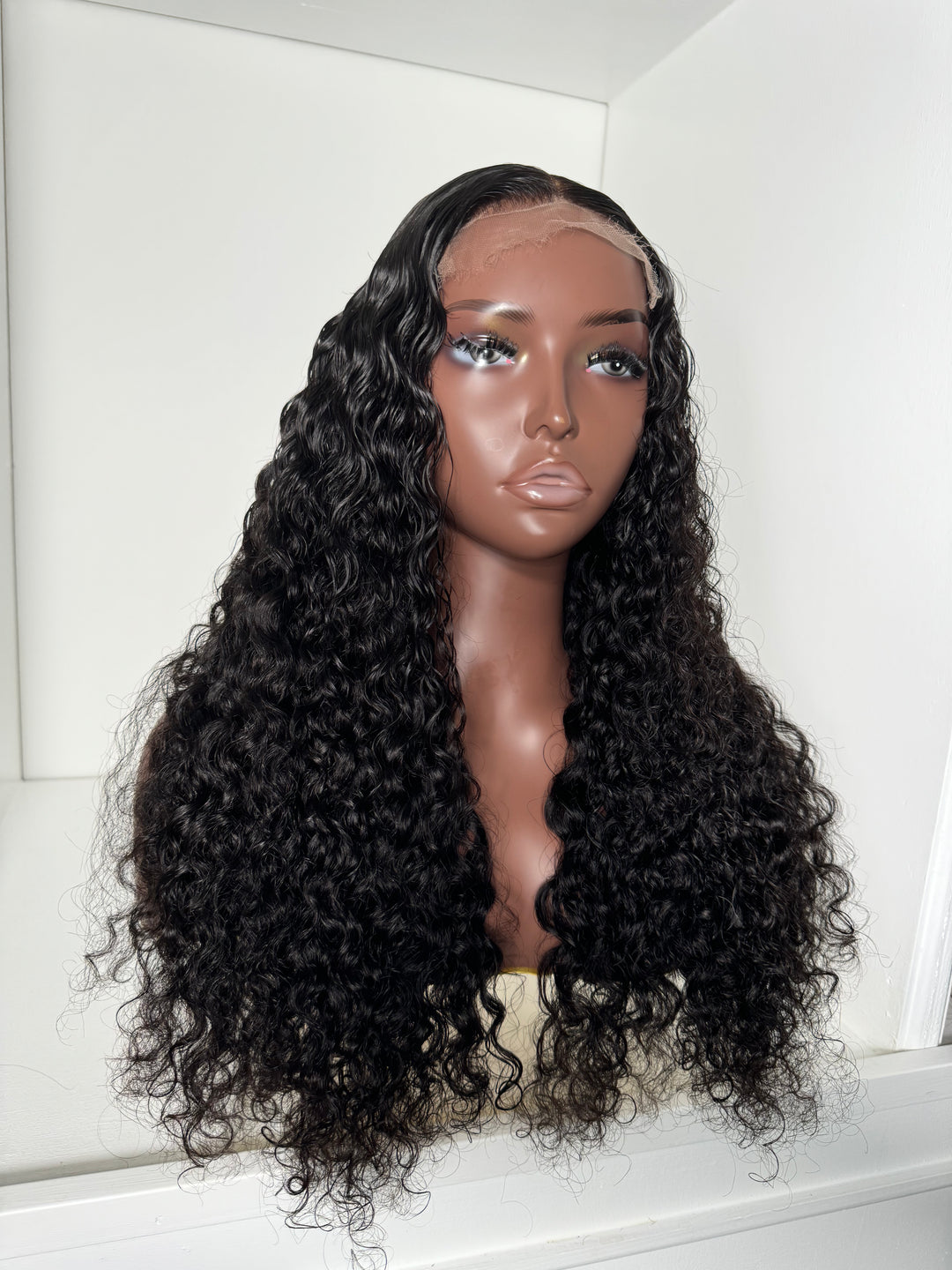 22” HD 5x5 Closure Exotic Curly Unit (Pre-Bleached + Pre-Plucked)