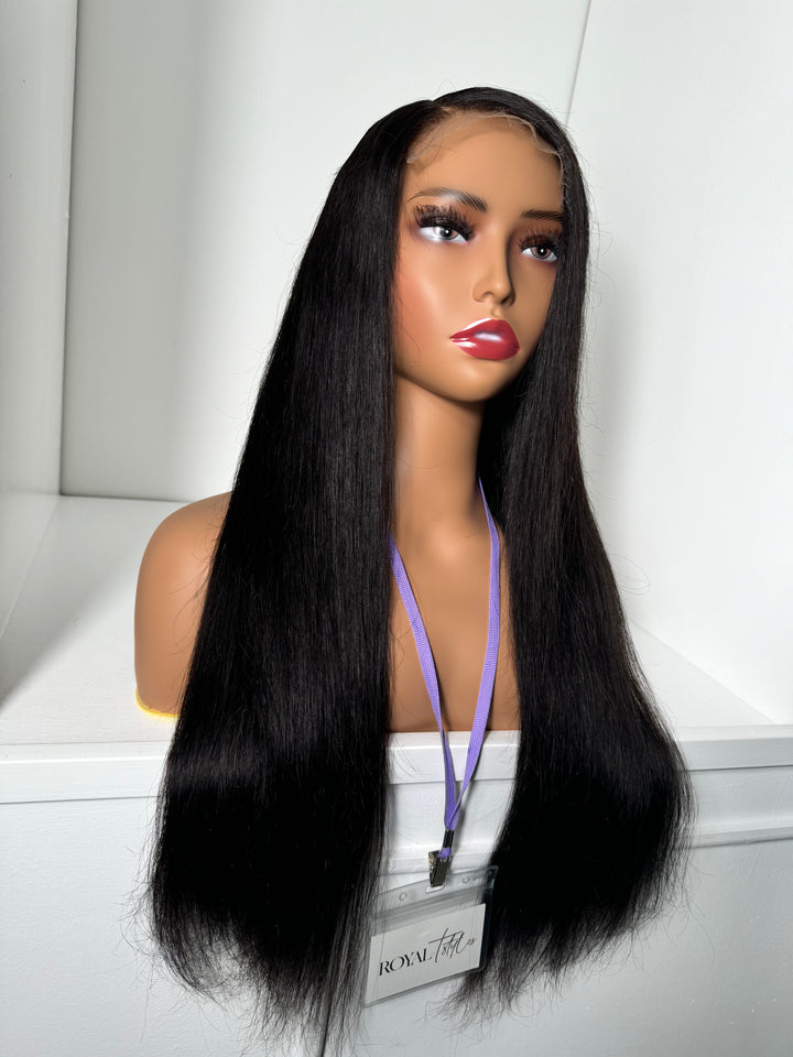 22” HD 5x5 Closure Straight Unit (Pre-Bleached + Pre-Plucked)