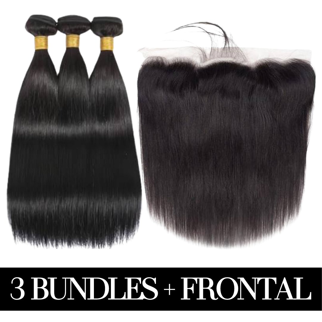 Raw Bundle Deals (Transparent Frontal + 3 Bundles)