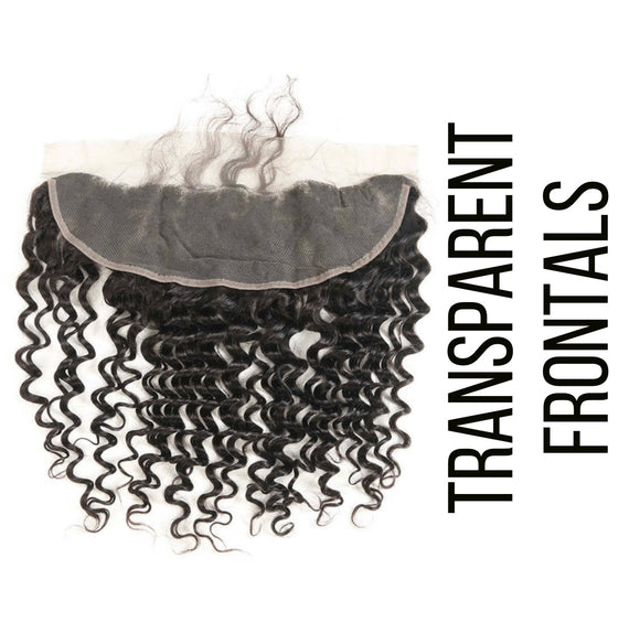 Deep Curly Transparent Frontals (13 x 4)