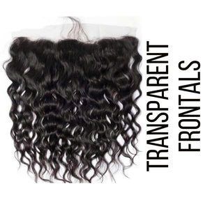 Italian Curly Transparent Frontals (13 x 4)