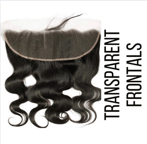 Body Wave Transparent Frontals (13 x 4)