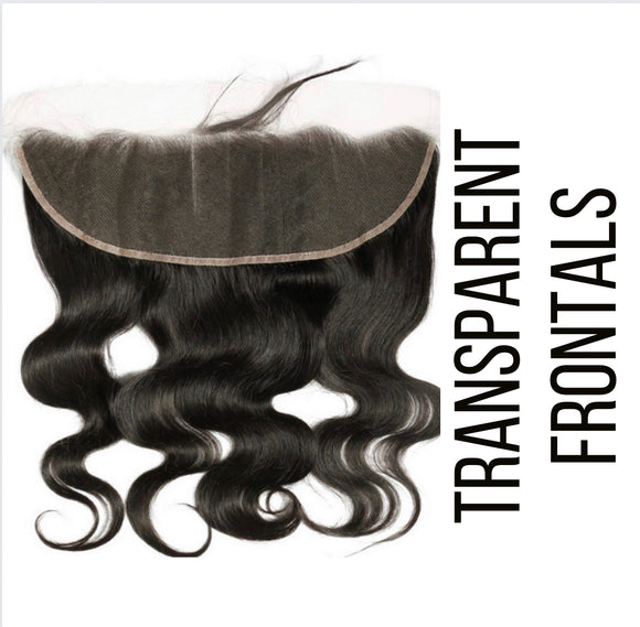 Body Wave Transparent Frontals (13 x 4)