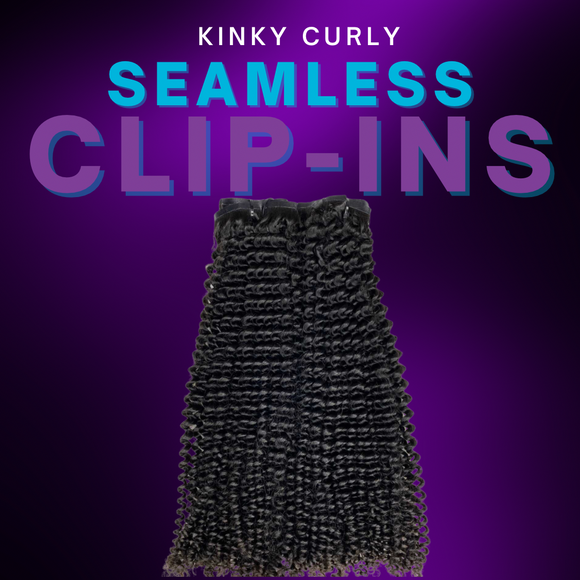 Seamless Clip-Ins (Kinky Curly)