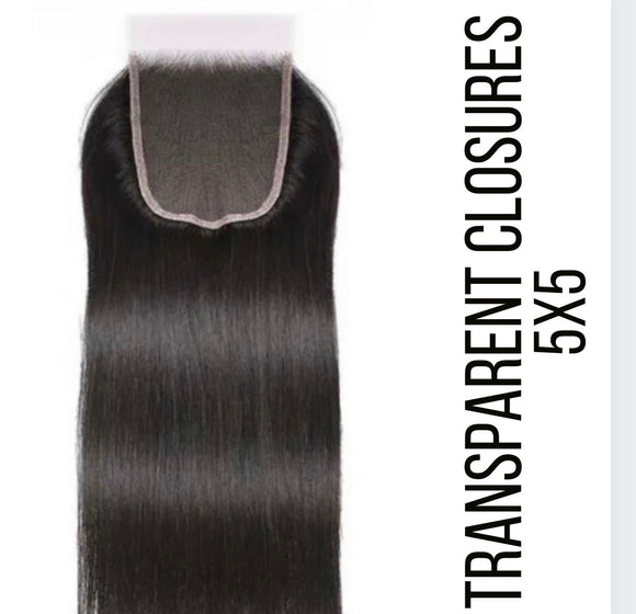 Straight Transparent Closures (5x5)