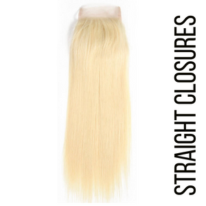 Platinum (Blonde) Straight Closures