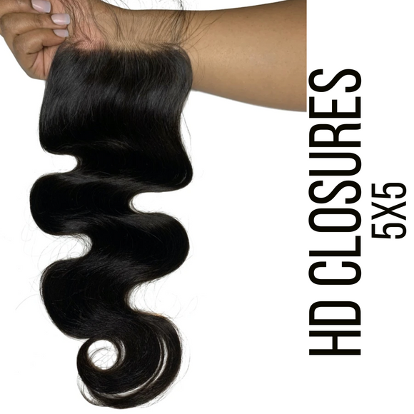 Body Wave HD Closures (5x5)